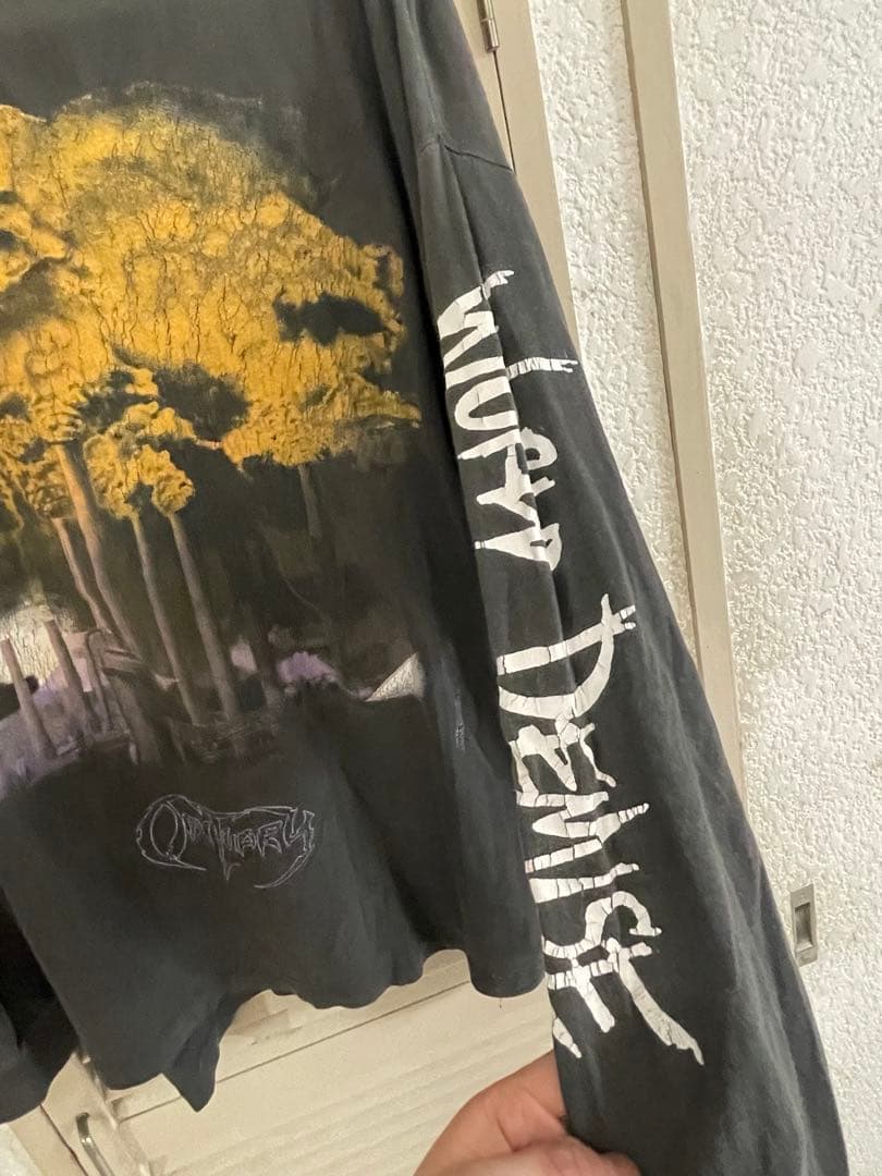 obituary cause of death 長袖　ロンt ヴィンテージ