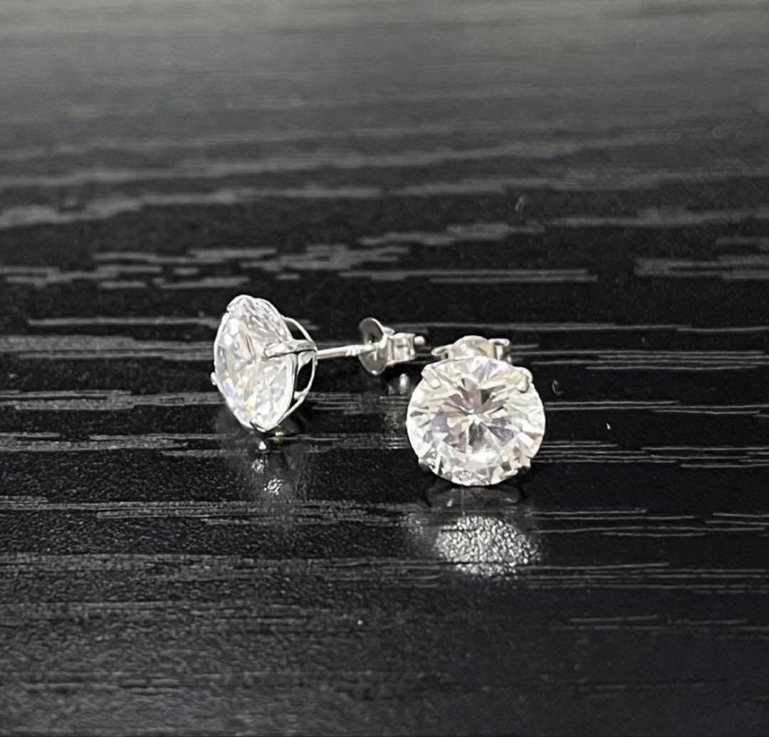 AVALANCHE アバランチ ホワイトゴールド スタッズ ピアス