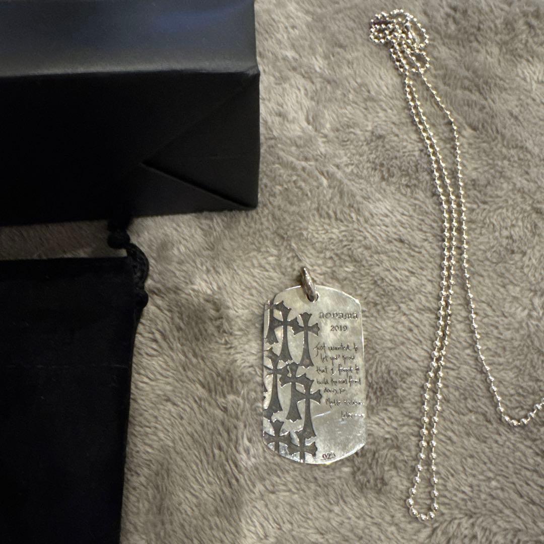 新品未使用　クロムハーツ青山店 20周年 ドックタグ　ネックレス