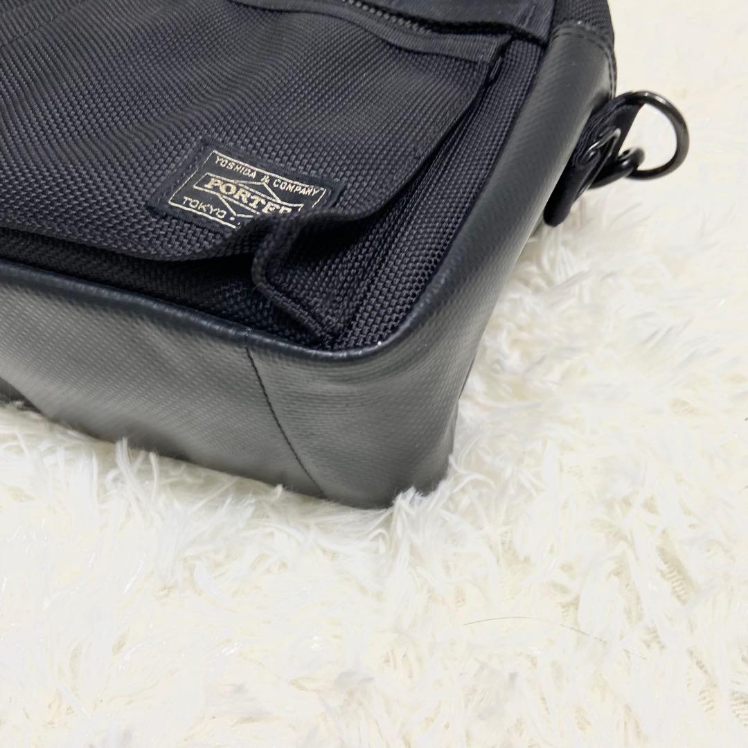 PORTER HIIT ポーターヒート　メッセンジャーバッグ　肩掛け　 ブラック