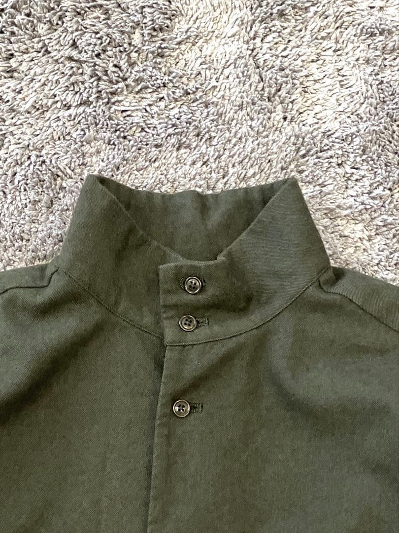 コンフェクト CONFECT コットン　ウール　ハイネック　長袖シャツ　コモリ