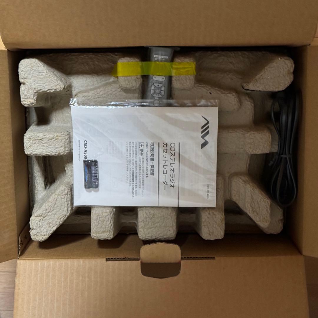 [新品]CSD-A500 SONY製CDラジカセ AIWAブランド