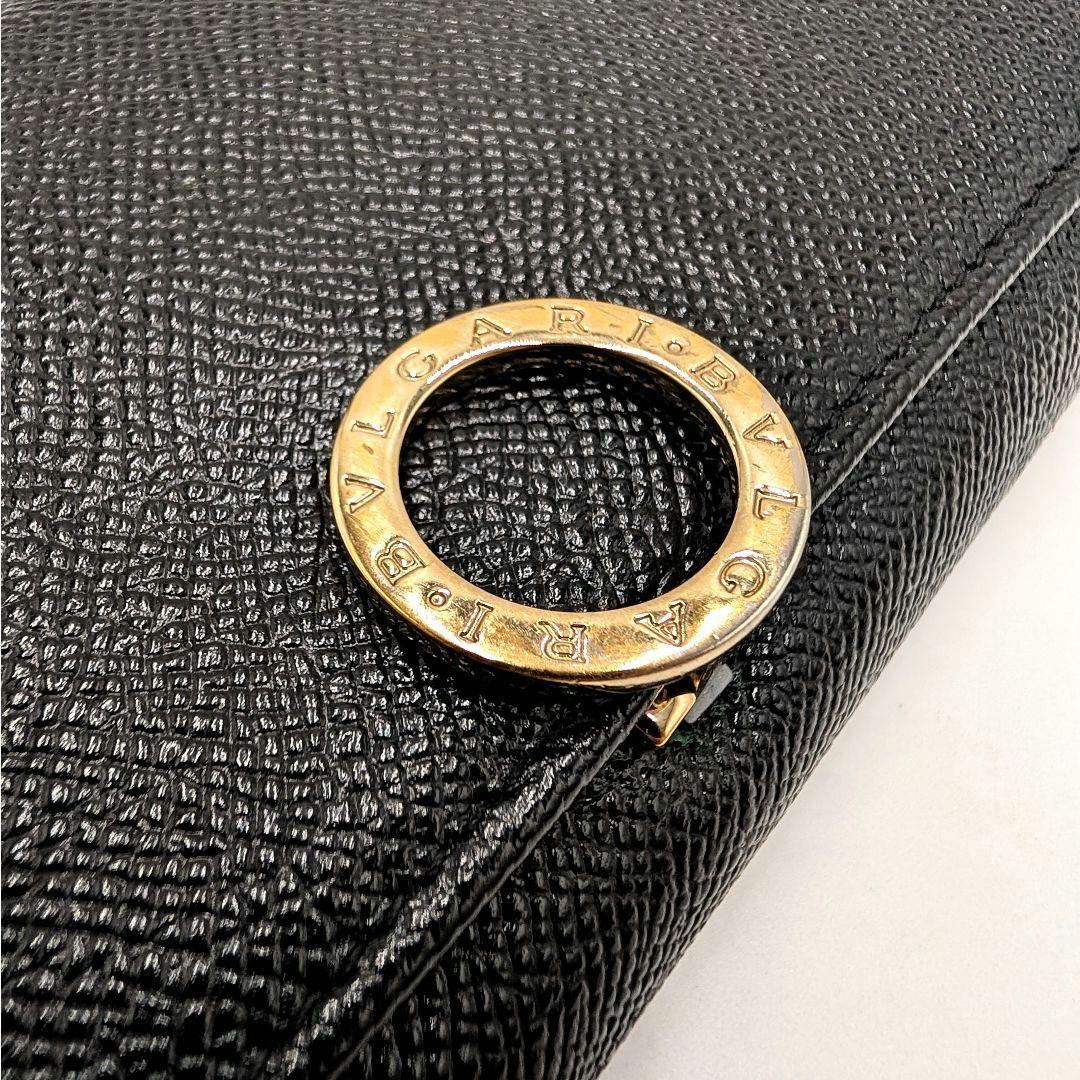 BVLGARI ビーゼロワン ブルガリマン 長財布 ロゴクリップ 現行モデル 黒