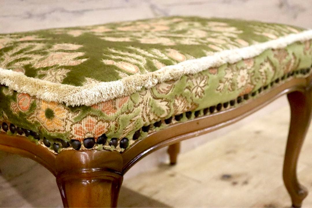 GMHK704○maruni / マルニ 孔雀 ヴィンテージ フットスツール