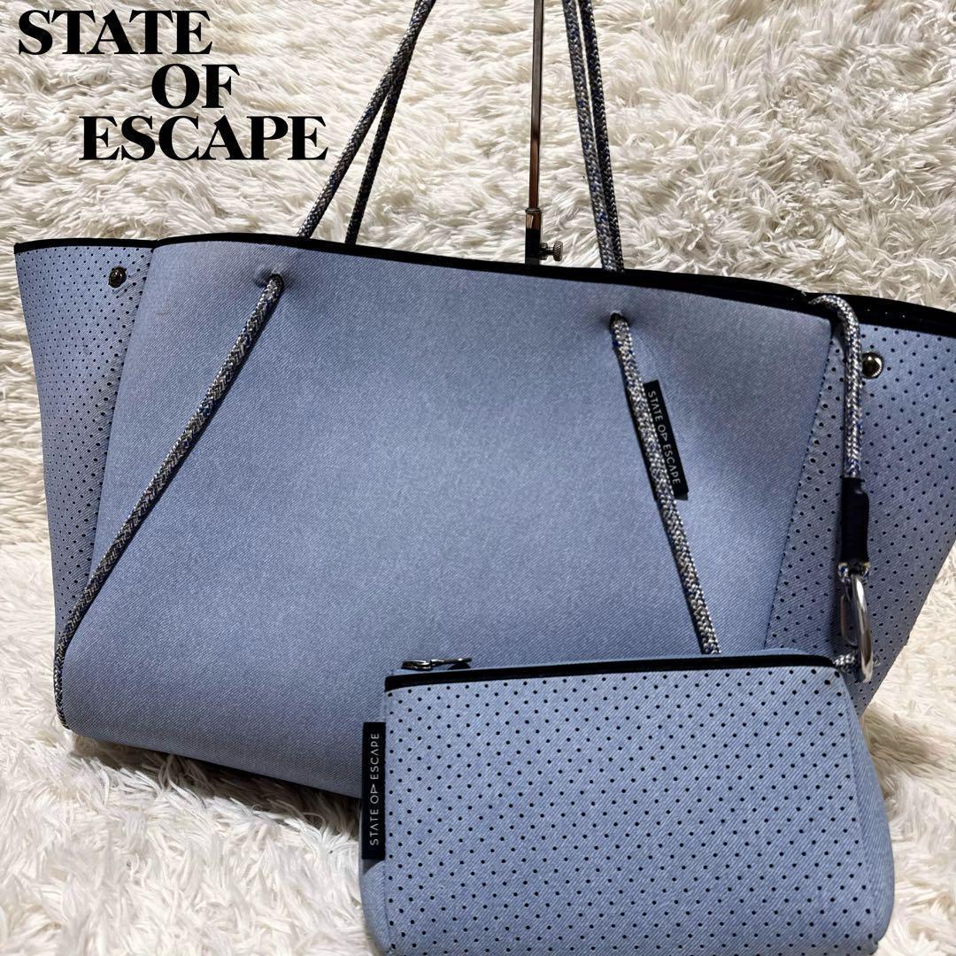 大人気！ 希少✨ ステイトオブエスケープ ガイズトート フェードデニム 大容量