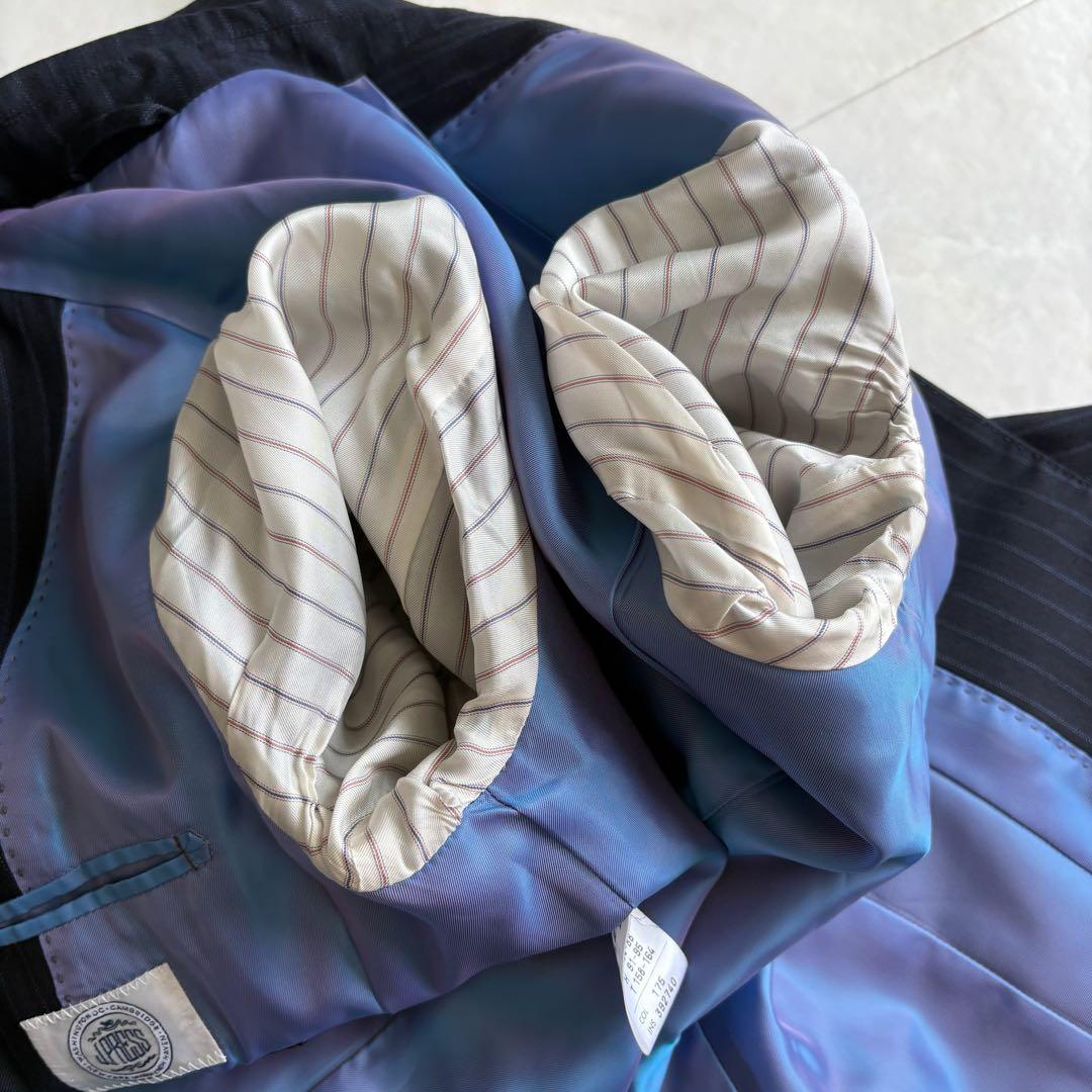 J.PRESS カノニコ生地 Super120’s ストライプスーツ 紺 11号