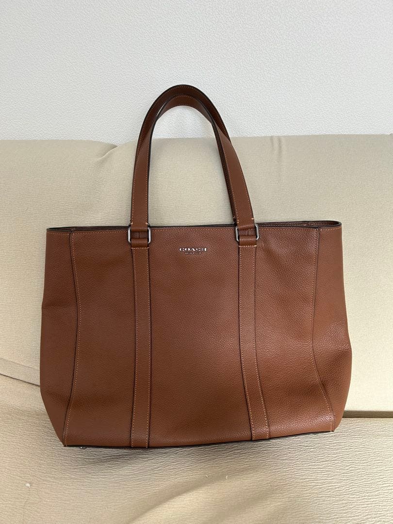✅最終価格　coach ブラウンレザートートバッグ