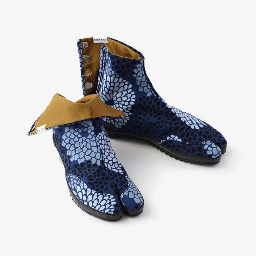 SOU・SOU ソウソウ 貼付まつり足袋 地下足袋 菊づくし 新品同様