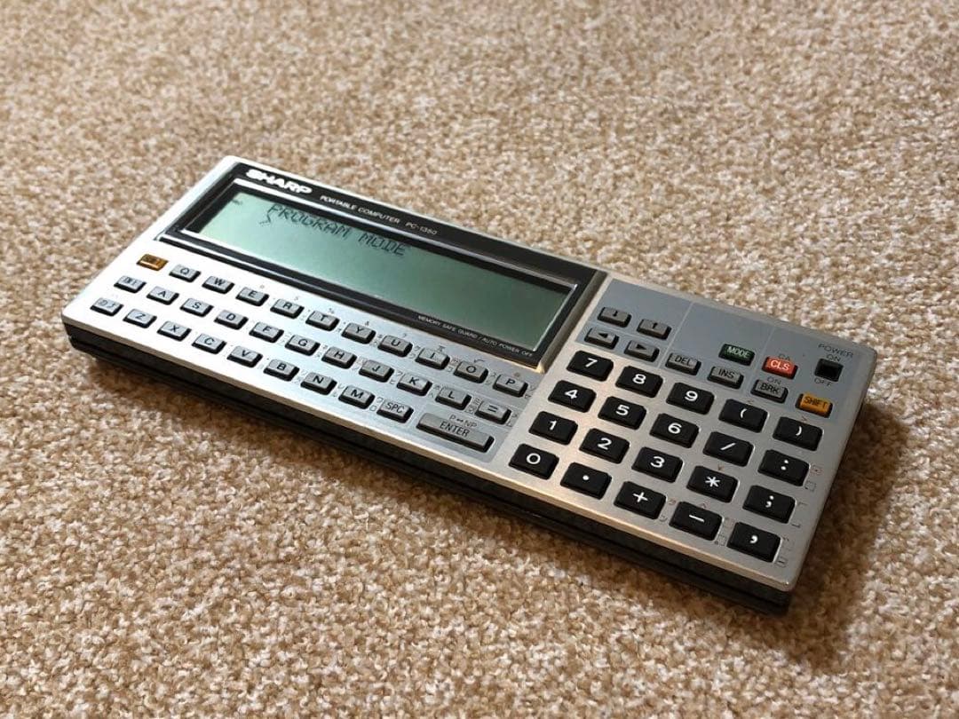 SHARP ポータブルコンピューター　PC-1350