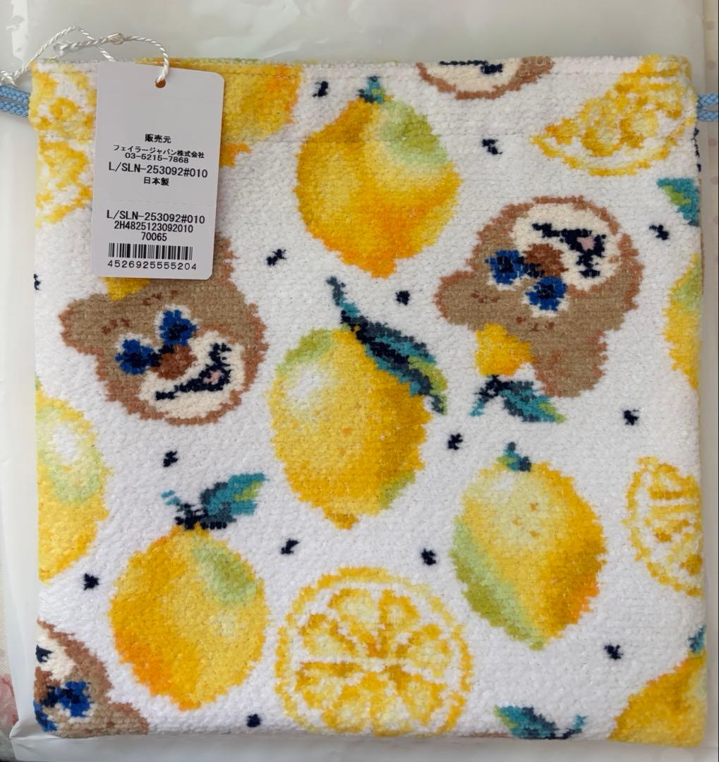 LOVERARY by FEILER ニコちゃん広島限定セトウチレモン巾着ポーチ