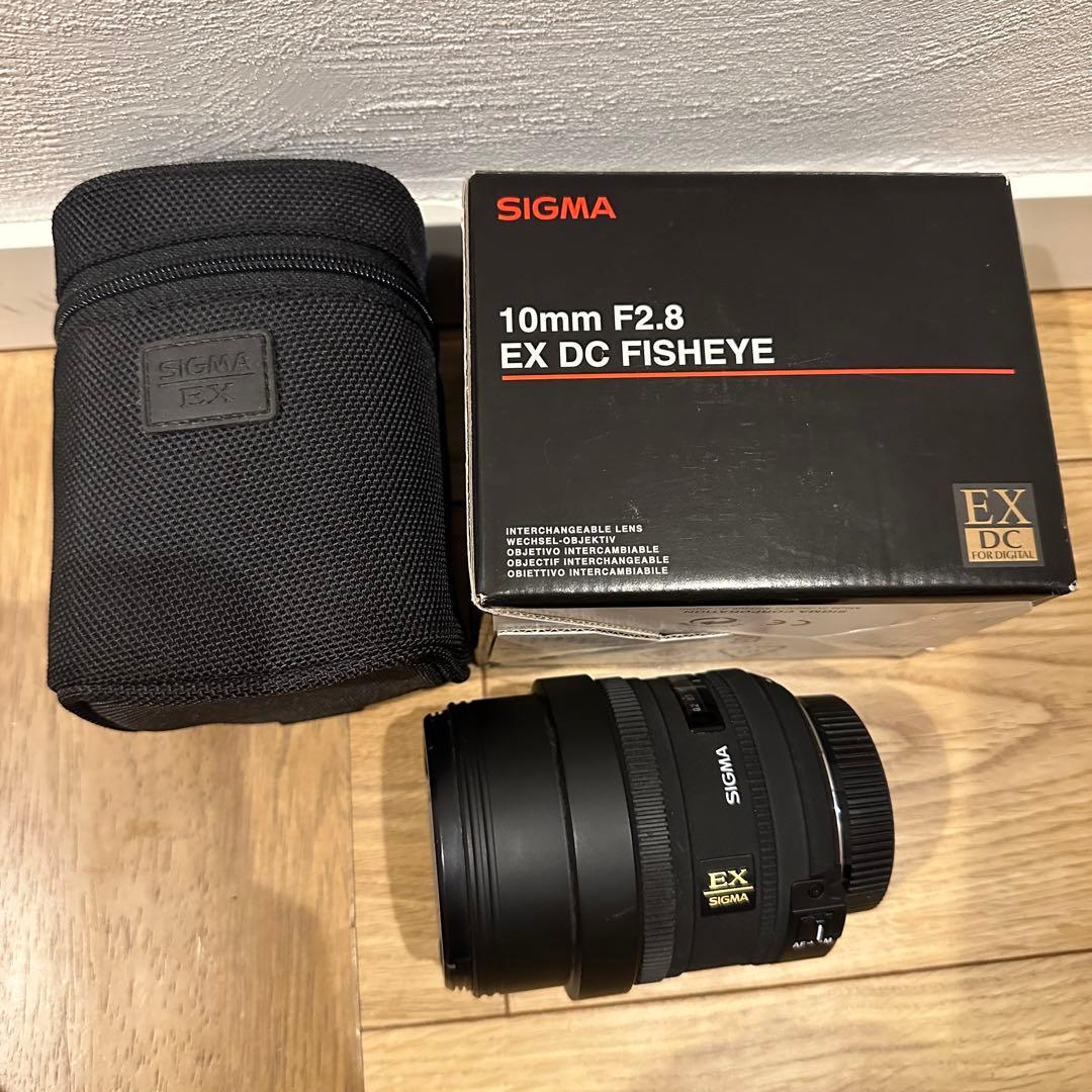 美品SIGMA 単焦点魚眼レンズ 10mm F2.8 EX DC FISHEYE