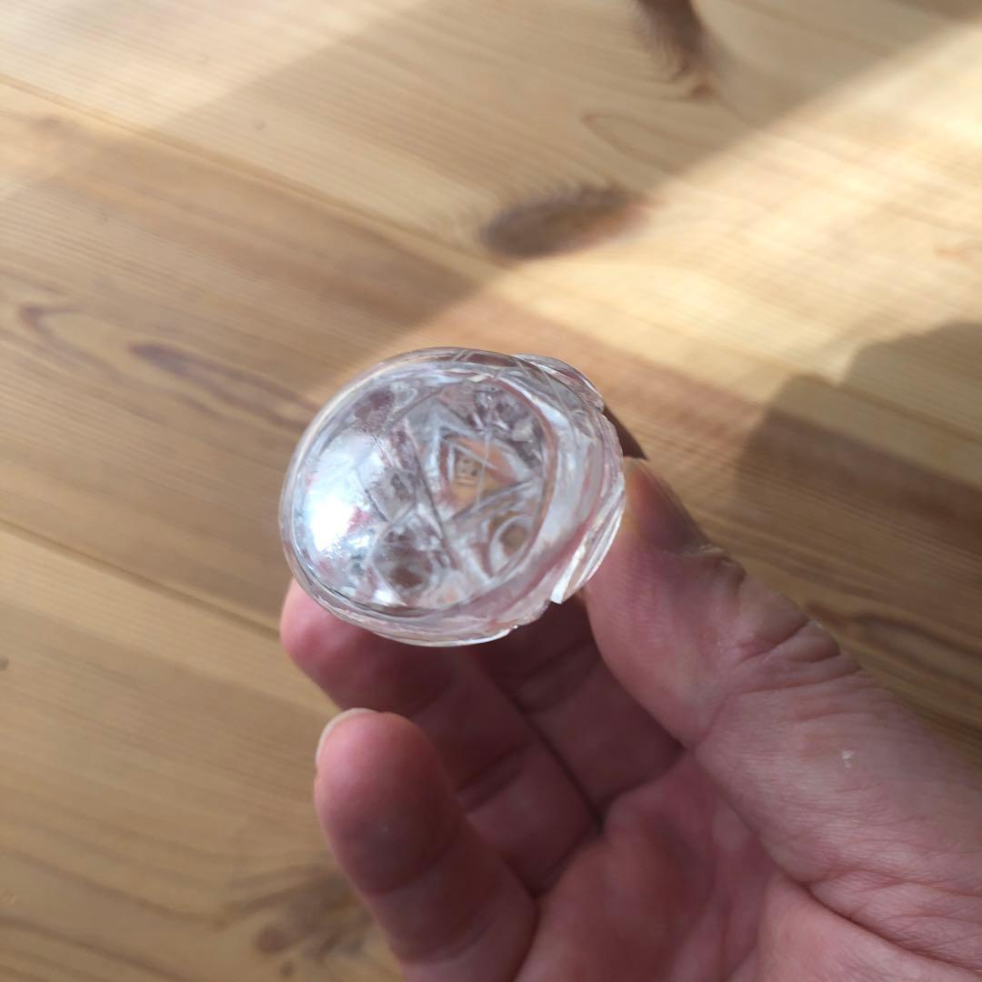 ヒマラヤ水晶　レア品　メルー水晶 ガネーシャ像