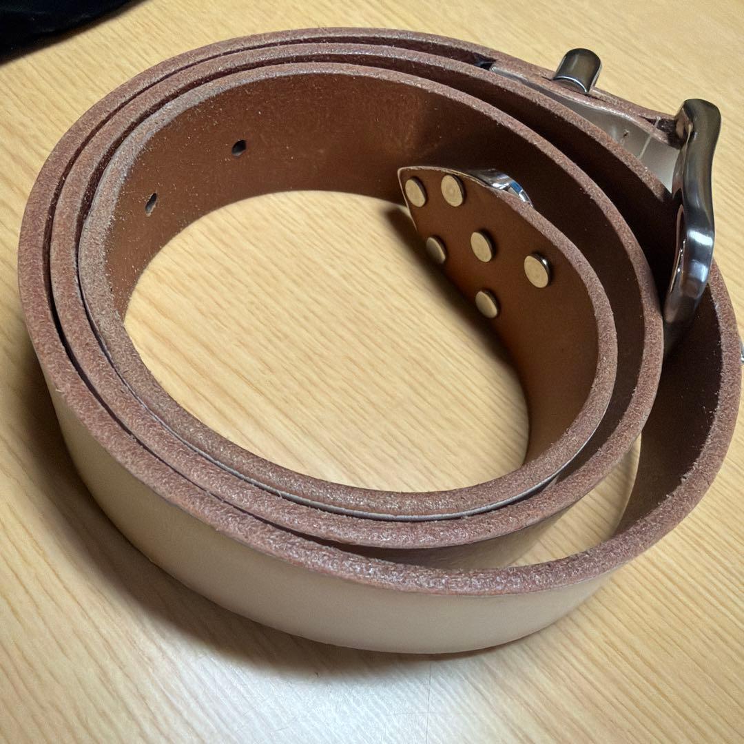 Stussy l S Tip Belt s/m レザーベルト