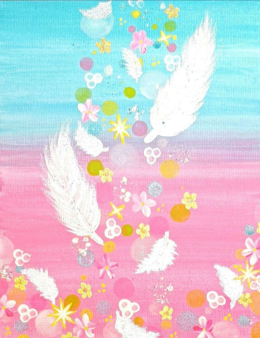 みー♡7047　開運絵画　❀魔法陣オルゴナイト絵画❀