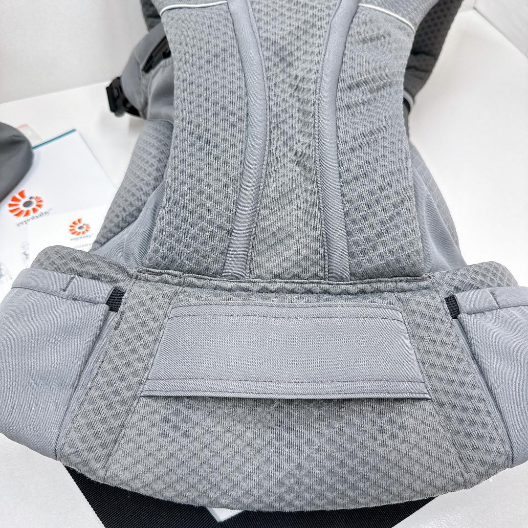 【美品】エルゴベビー オムニブリーズ ソフトフレックス グラファイトグレー
