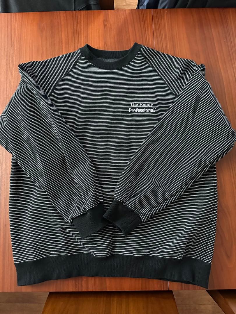 The Ennoy Professional ボーダースウェット　L