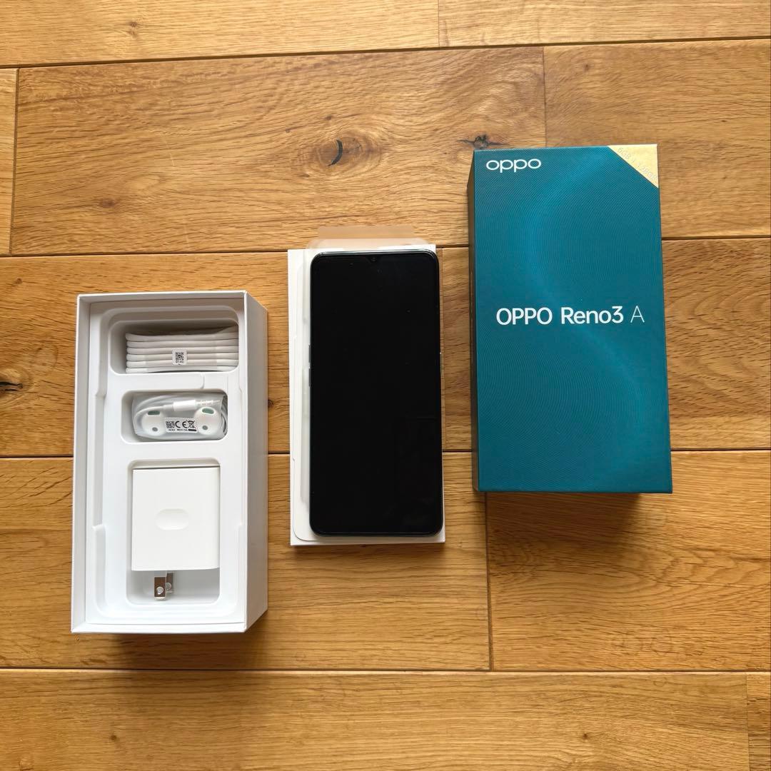 【美品】OPPO Reno3 A グラデーションブルー 本体＋付属品