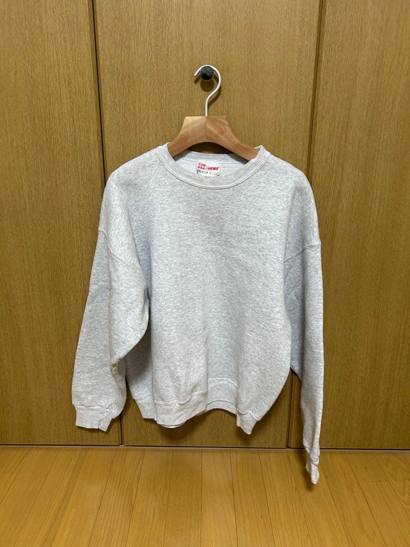 Hanes PREMIUM WEIGHT ライトグレー XL