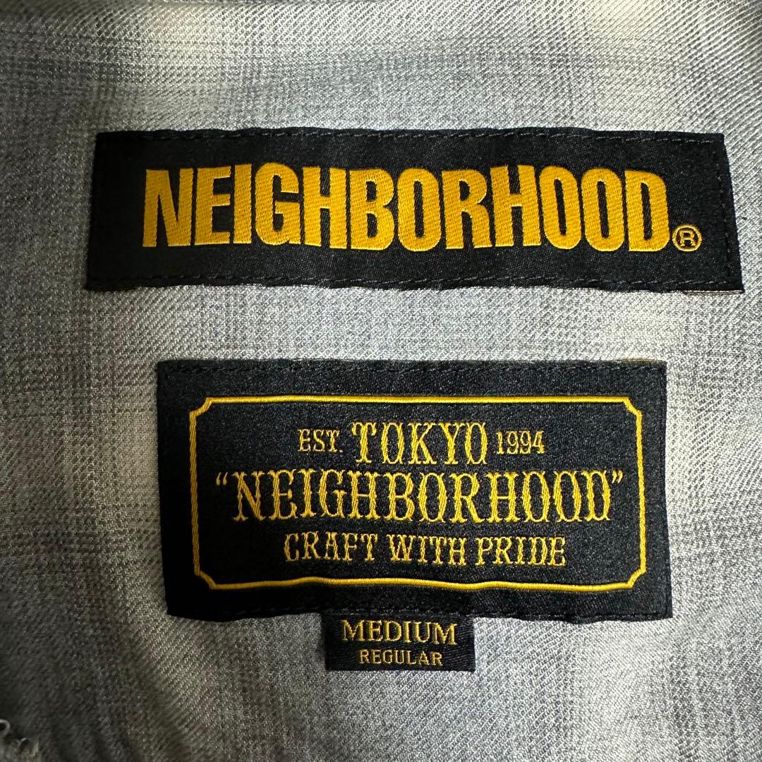 【超人気◎】ネイバーフッド　レーヨンシャツ　オンブレチェック　18ss　美品◎
