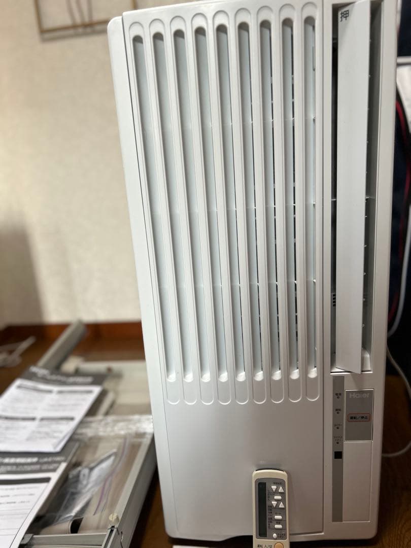 Haier JA-16V 窓用エアコン冷房専用 延長窓枠おまけ高さ2005mm迄
