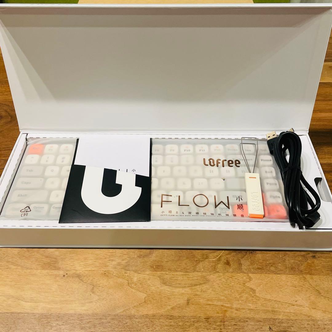 Lofree FLOW 84 黒 US配列 レトロキーキャップ付 完備品