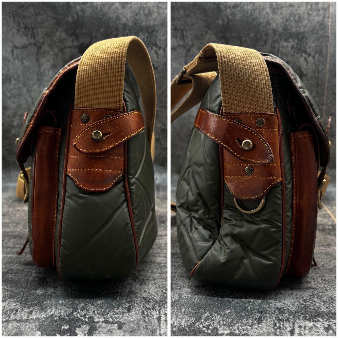 定番✨ハンティングワールド バチュークロス キャリーオール グリーン