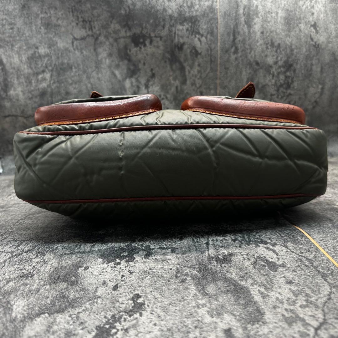 定番✨ハンティングワールド バチュークロス キャリーオール グリーン