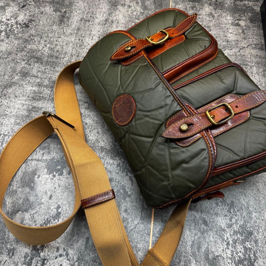 定番✨ハンティングワールド バチュークロス キャリーオール グリーン