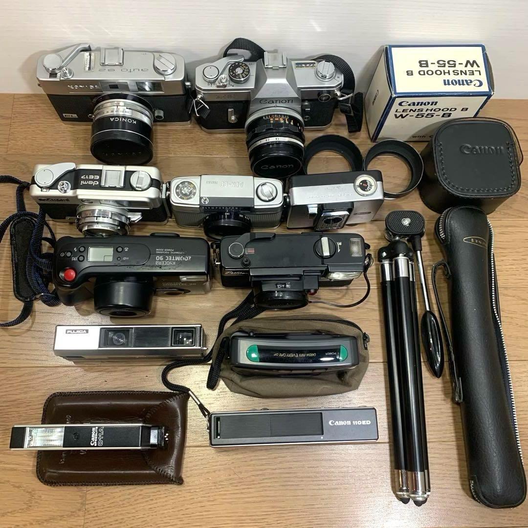 【ジャンク品】レトロ フィルムカメラ 10台まとめ