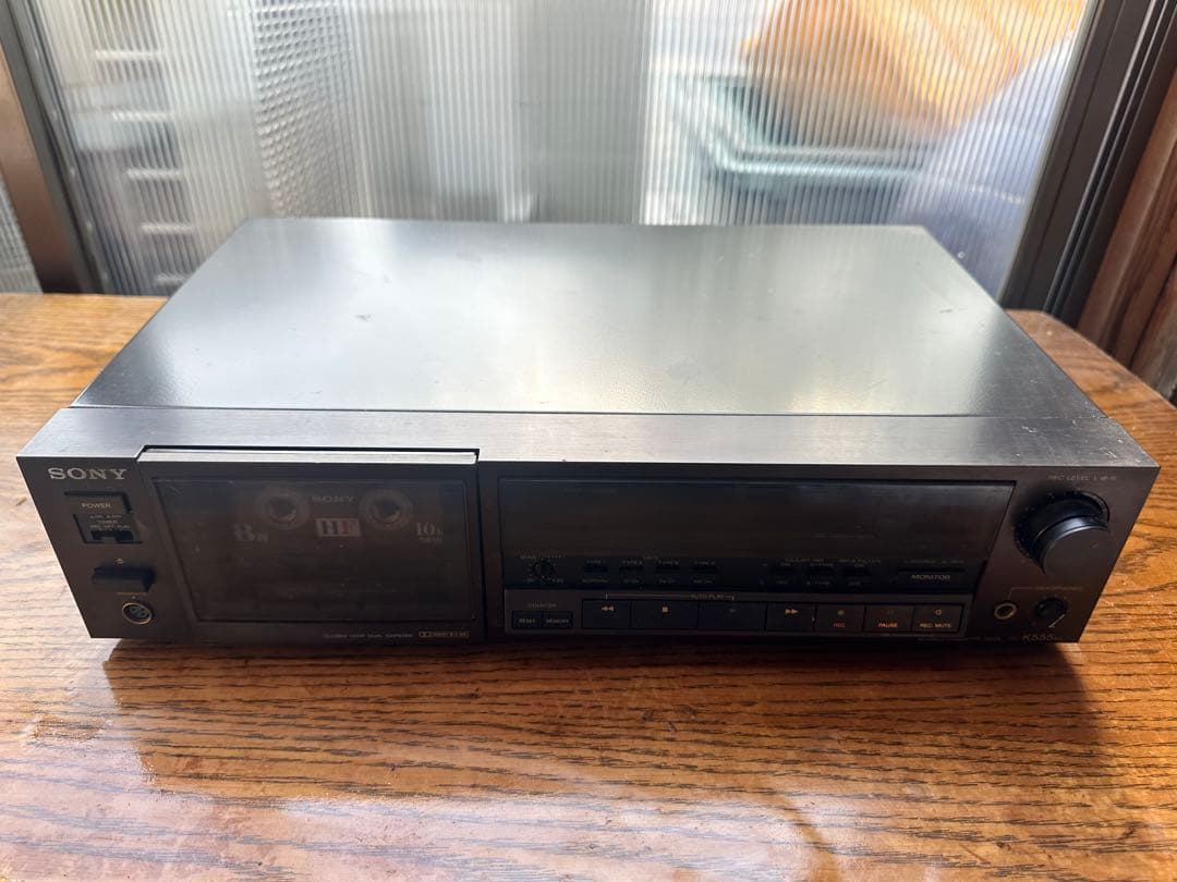 あ*は様 【通電確認済み】SONY TC-K555ES 3ヘッドカセットデッキ