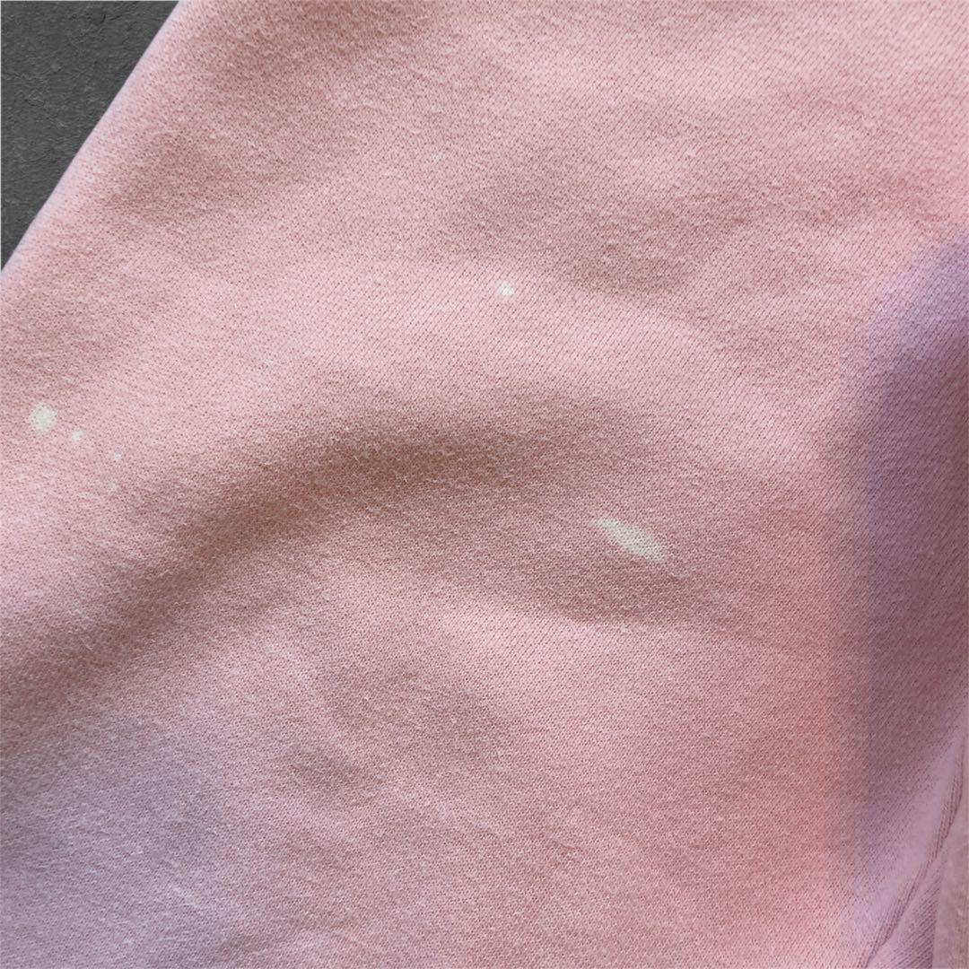 【希少カラー】STUSSY ステューシー パーカー L 刺繍ロゴピンク フーディ