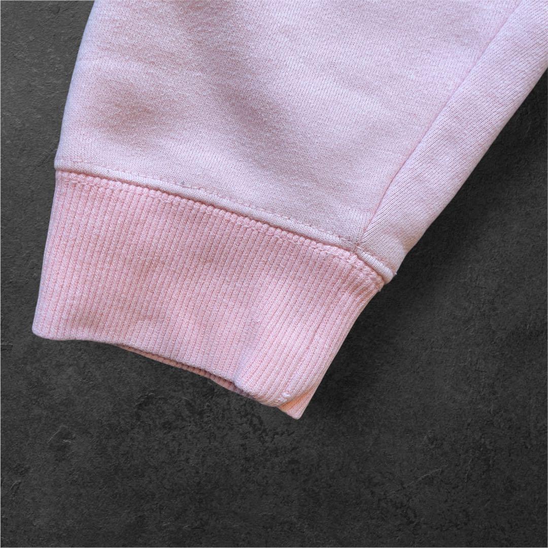 【希少カラー】STUSSY ステューシー パーカー L 刺繍ロゴピンク フーディ