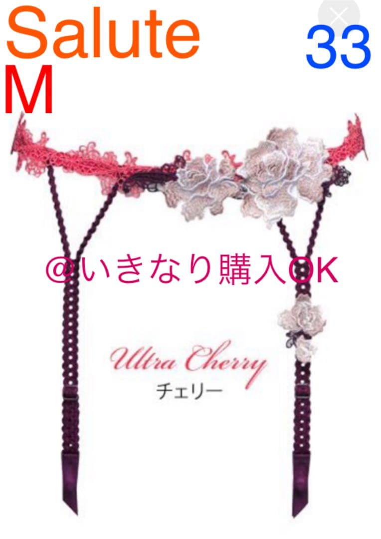ワコール サルート Salute★新品★ガーターベルト★33シリーズ チェリー