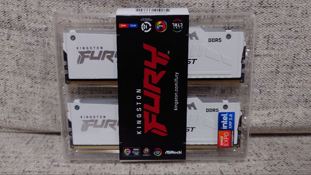 新品 Kingston FURY DDR5 5600mhz 32GB(16×2)