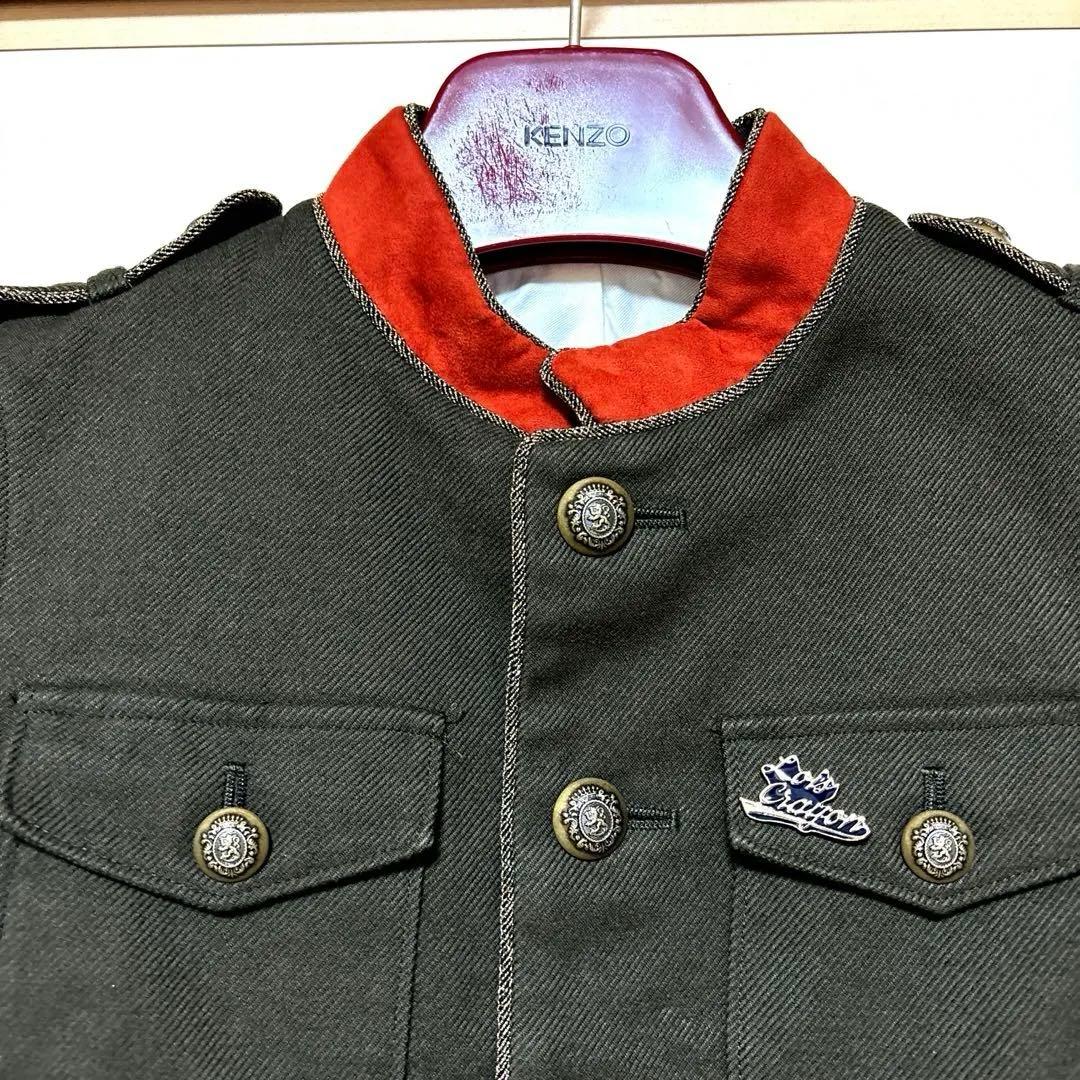 冬到来！新品ロイスクレヨンミリタリージャケット 焦茶色とオレンジのコントラスト