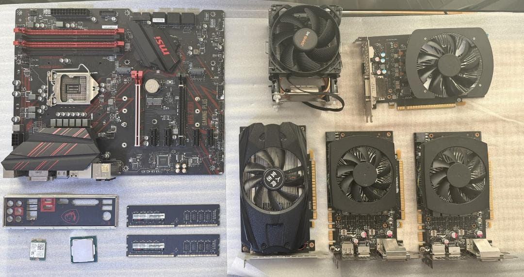 Intel Core i7-8700 グラボ4台他