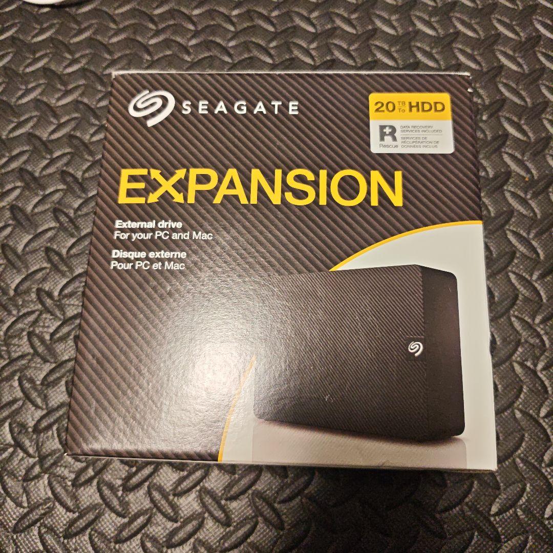 SEAGATE EXPANSION 外付けハードディスク　20TB