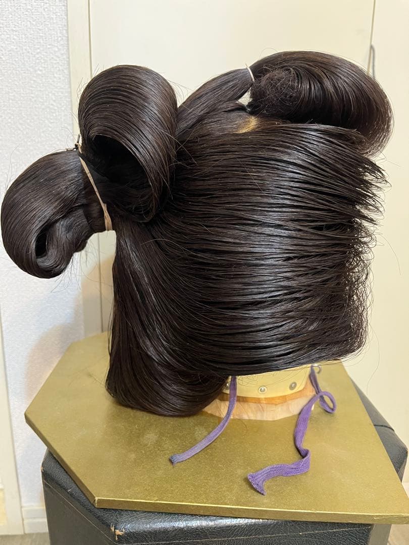 日本髪　かつら　つぶし島田　芸者　芸妓　　日本舞踊　大衆演劇　Mサイズ