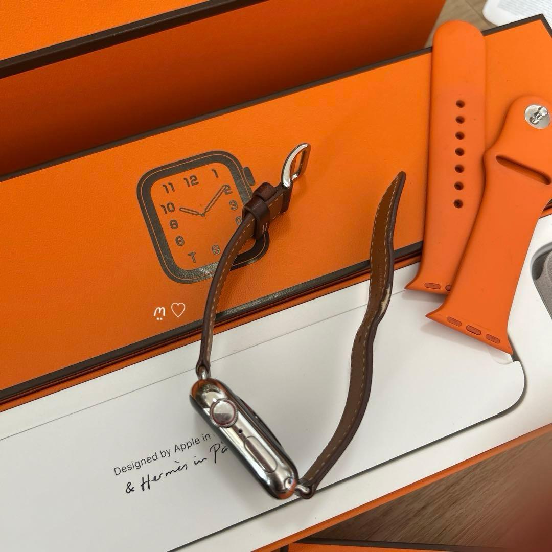 アップルウォッチ　エルメス　シリーズ5　GPSセルラーモデル40mm　バンド2本