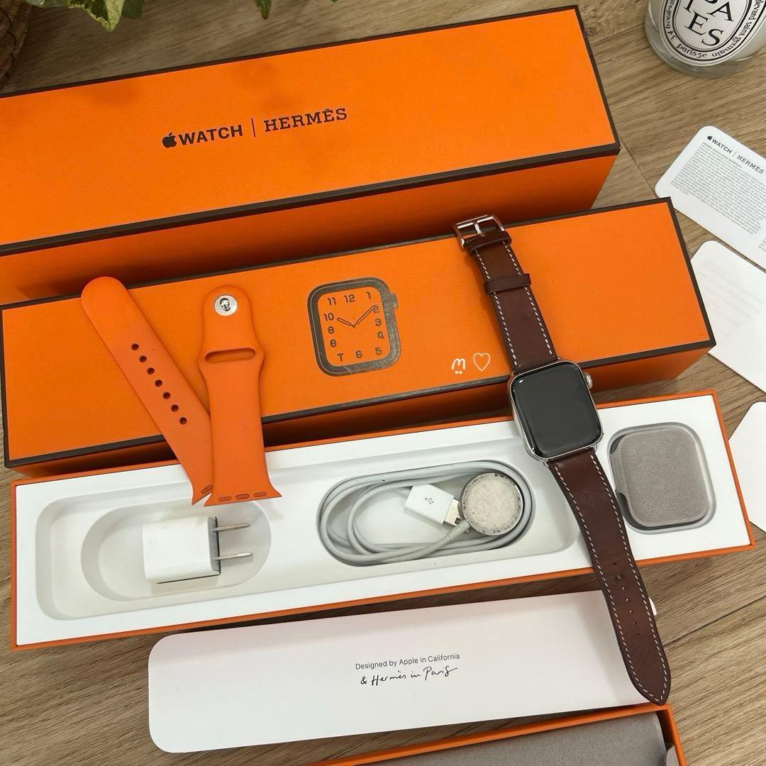 アップルウォッチ　エルメス　シリーズ5　GPSセルラーモデル40mm　バンド2本