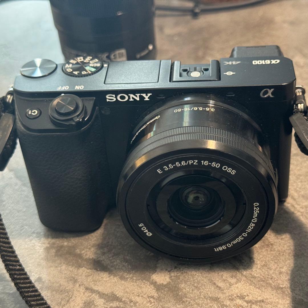 SONY α6100 ミラーレスカメラ E 16-50mm ※充電関連欠品あり