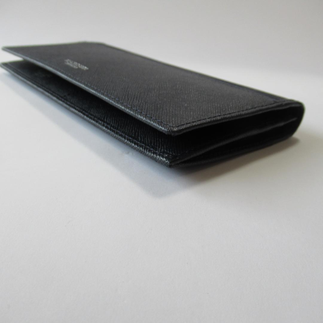 ブラックレーベルクレストブリッジ新品ネイビー ロングウォレット 1/2