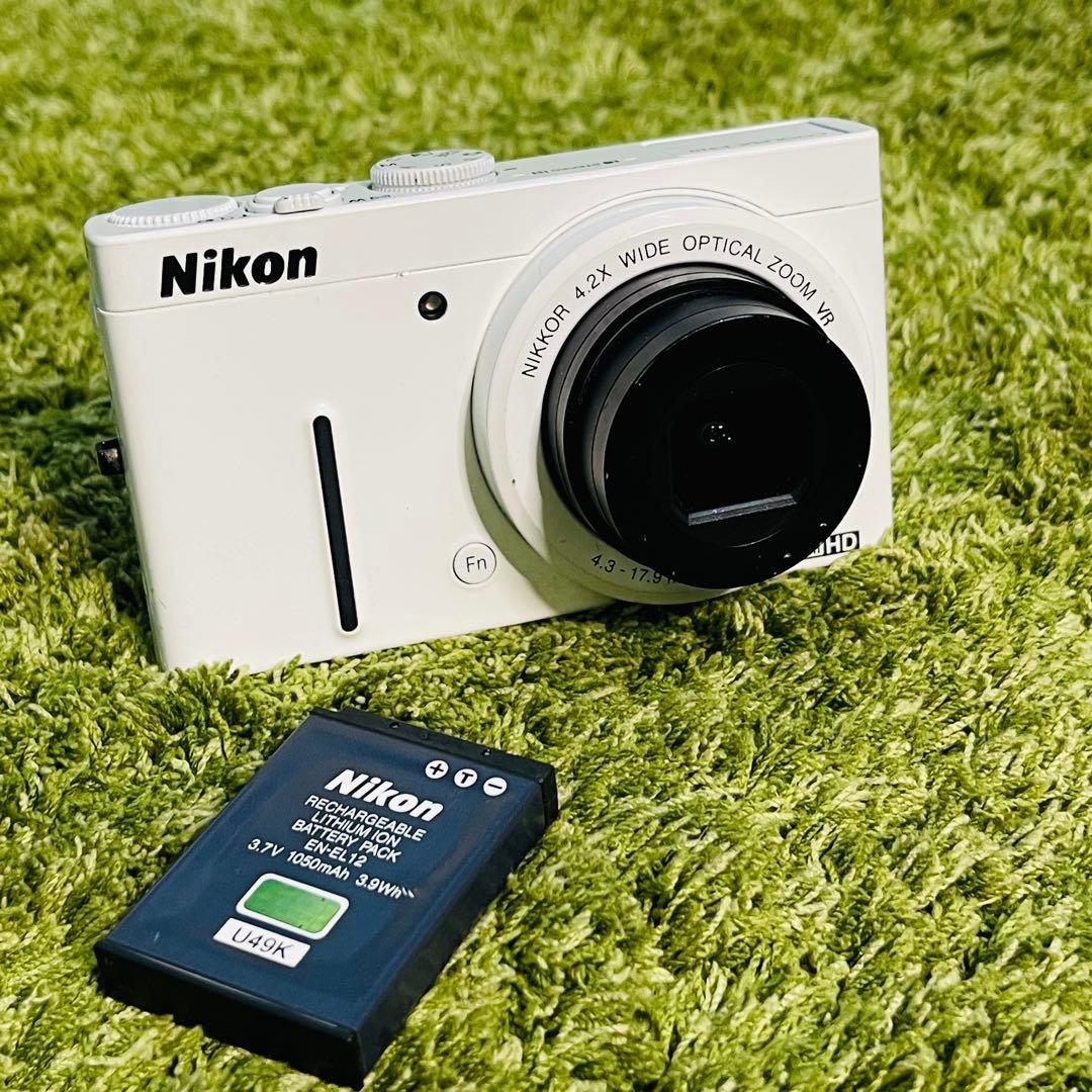 Nikon coolpix p310 デジタルカメラ ホワイト 本体ジャンク品