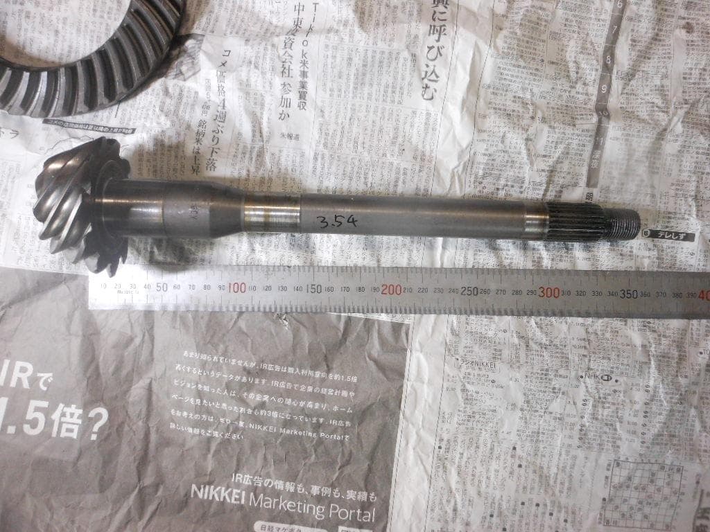 スバル　リアデフ　ピニオン　リングギアセット　R180　3.54