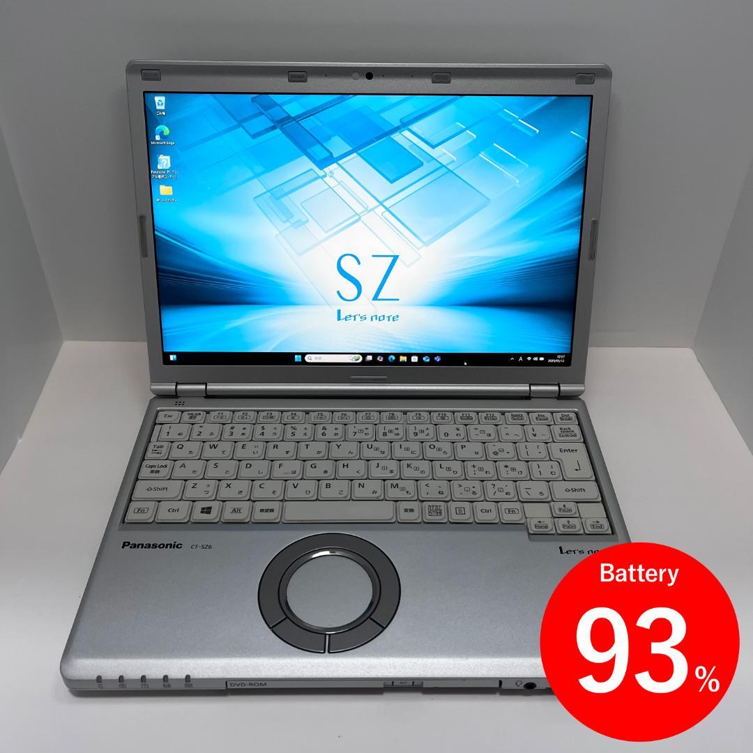 Let's note CF-SZ6 Windows11Pro DVD-ROM搭載