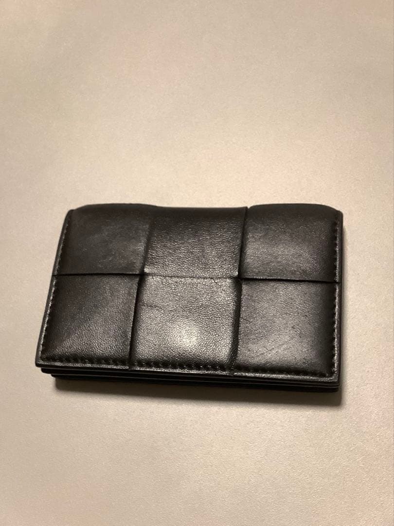 BOTTEGA VENETA ブラック名刺入れ　ボッテガ