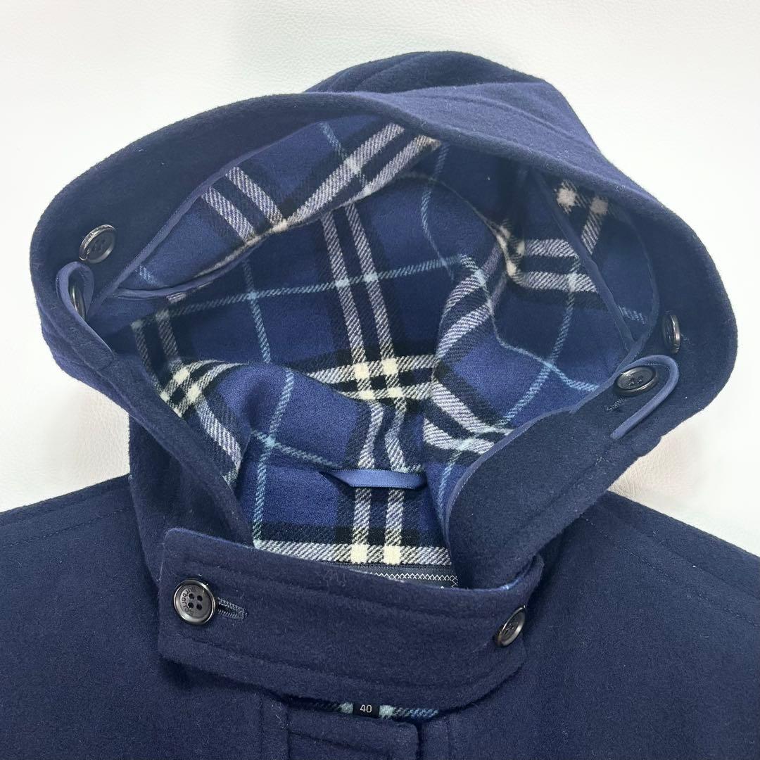 【美品】Burberrys バーバリーズ　ダッフルコート　L 羊毛　カシミヤ混