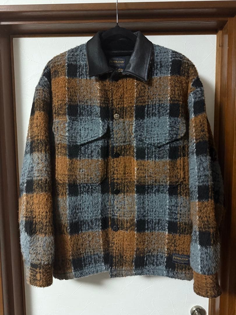 BillWallLeather × PENDLETONバックキルトCPOブルゾン