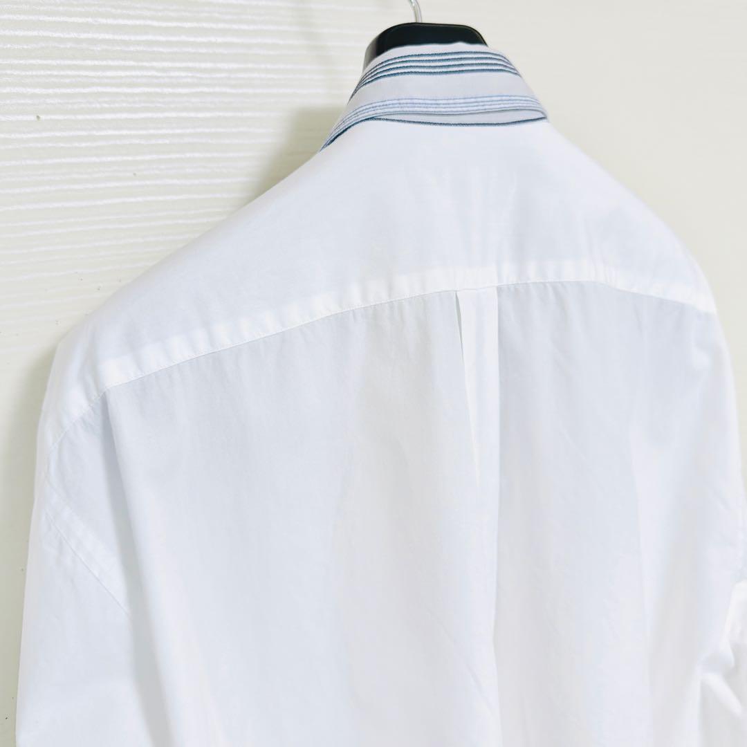 コムデギャルソン オム 田中オム ビックシルエット 比翼仕立て シャツ 長袖