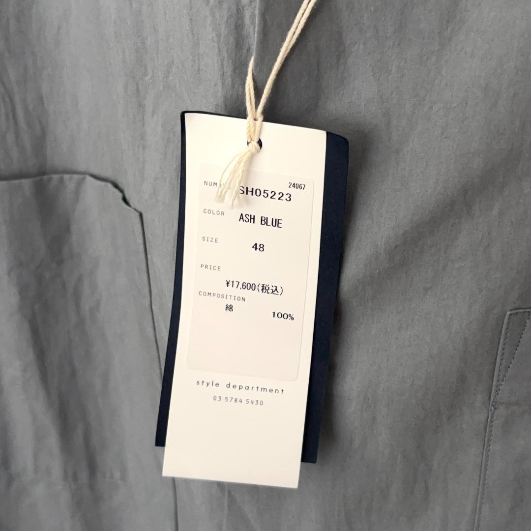 新品 22AW STILL BY HAND SH05223 バンドカラー 48